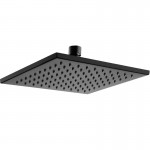 Eden Matte Black Square Shower Head